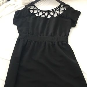 Silence & Noise Black Dress